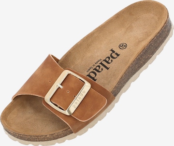 Palado Pantolette 'Palado Malta EGS Haze' in Braun: Vorderseite