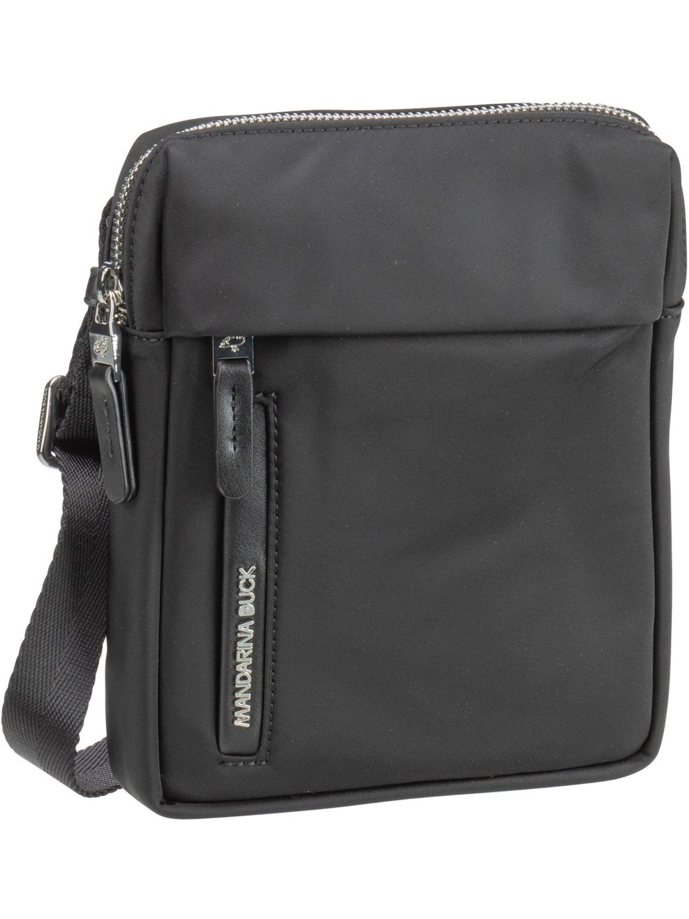 MANDARINA DUCK Crossbody Bag in Black: front