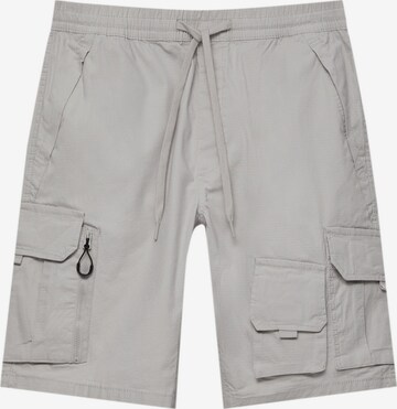 Pull&Bear Cargo Pants in Grey: front