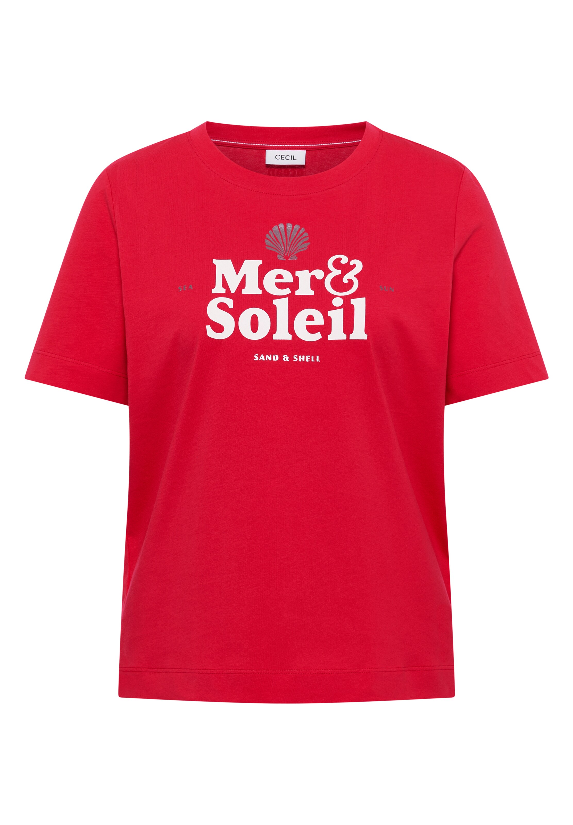 CECIL T-Shirt in Rot: Vorderseite
