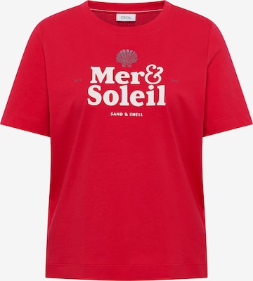 CECIL T-Shirt in Rot: Vorderseite