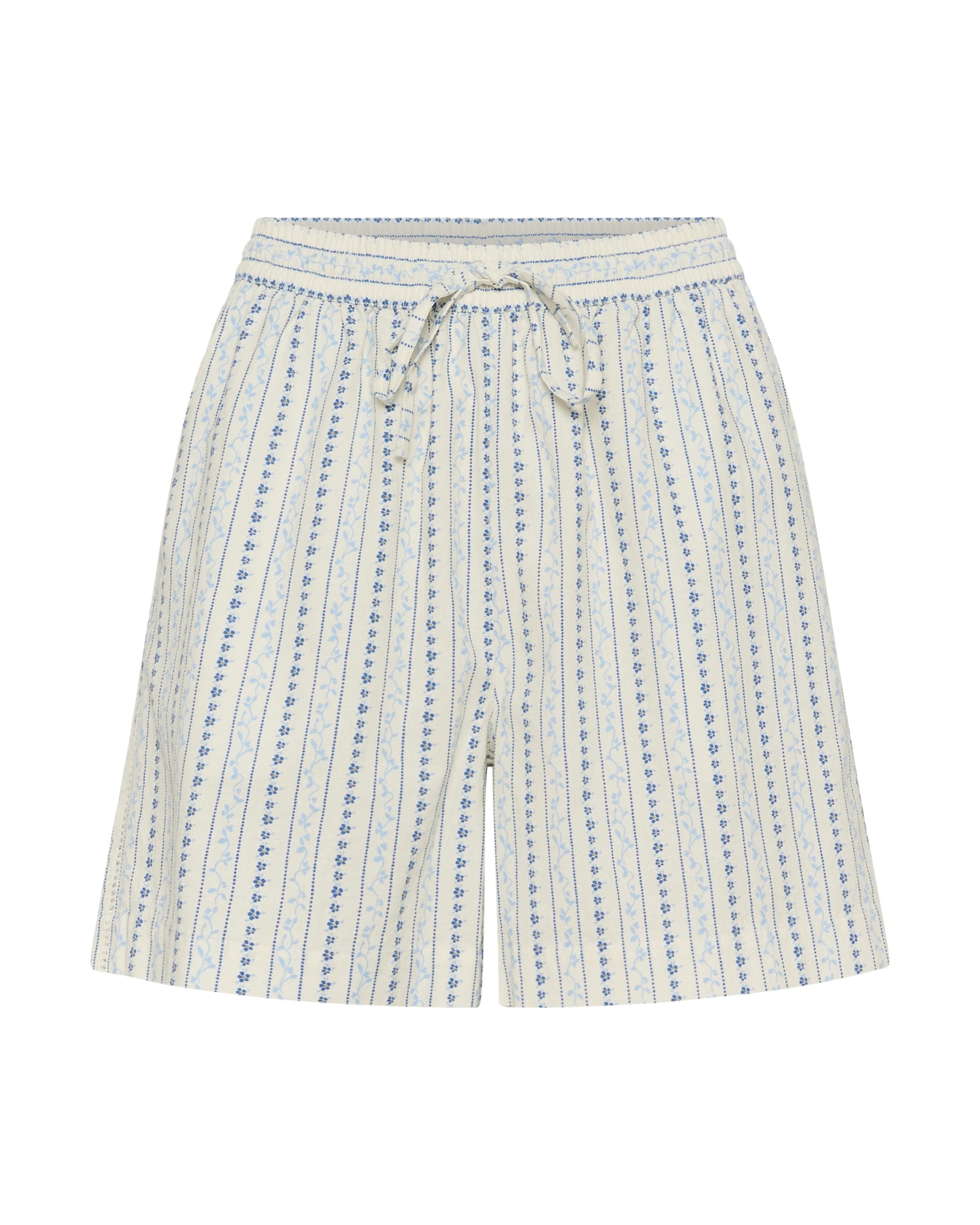 SAINT TROPEZ Loose fit Trousers 'SZRaja' in White: front