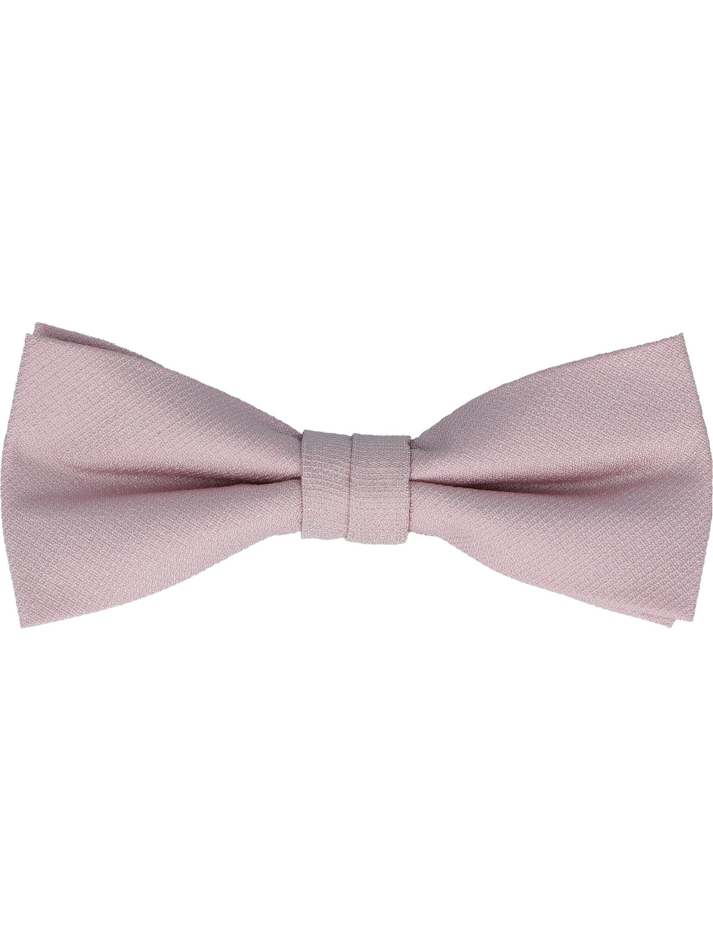 WILLEN Bow Tie 'Uni Struktur' in Pink: front