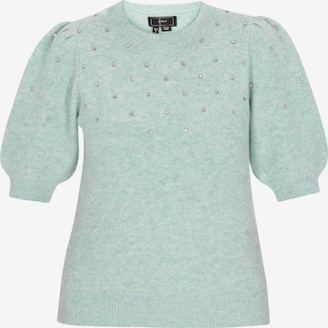 žalia faina Megztinis: priekis