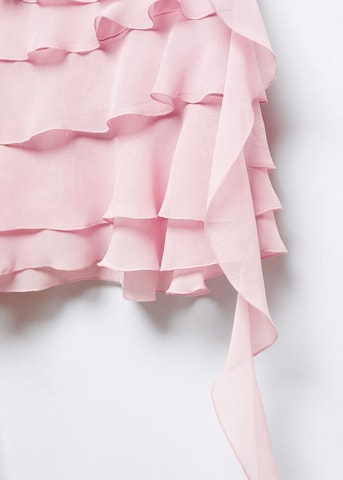 MANGO Skirt 'Nube' in Pink