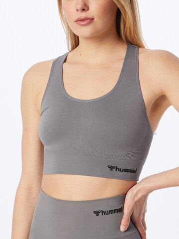 HummelBustier Sportski grudnjak 'Tif' - siva boja