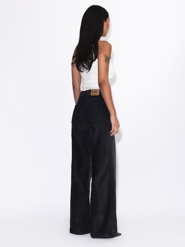 Dr. Denim Regular Jeans 'Rhue Low Wide' in Black