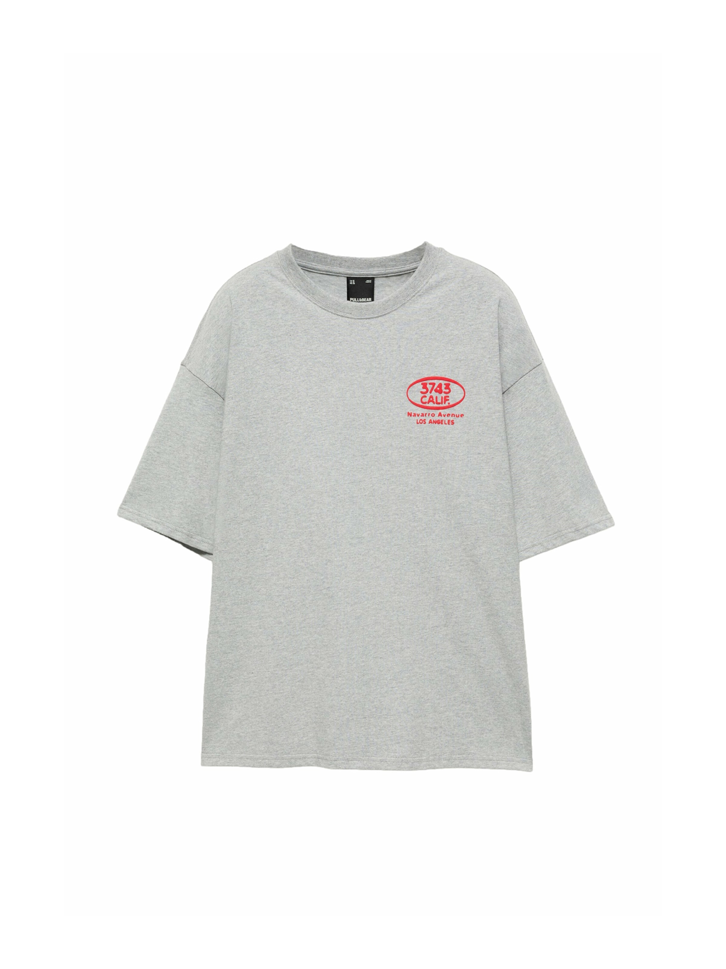 Pull&Bear T-shirt i grå: framsida