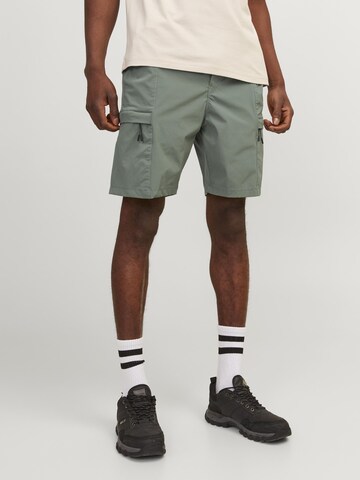 Regular Pantalon JACK & JONES en vert : devant