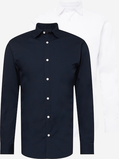JACK & JONES Poslovna košulja 'JJJoe' veličine 36 u mornarsko plava / bijela, Pregled proizvoda