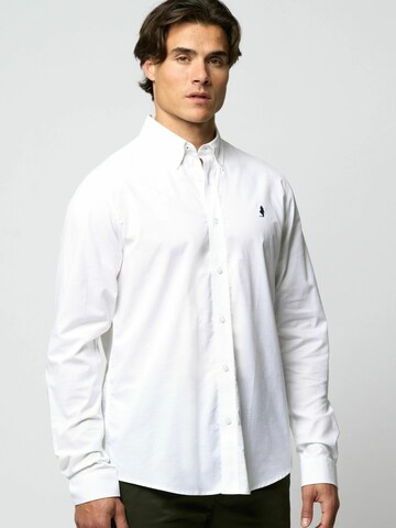MCS Regular fit Overhemd in Wit: voorkant
