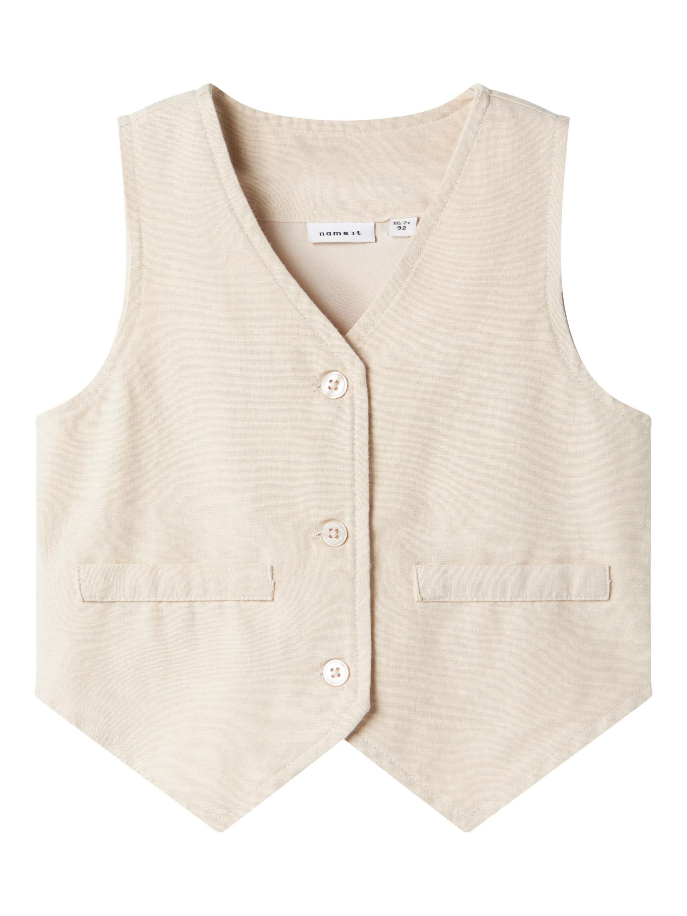 Gilet di NAME IT in beige: frontale