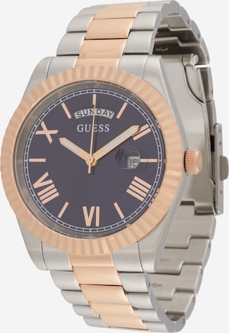 GUESS Analogna ura | srebrna barva: sprednja stran