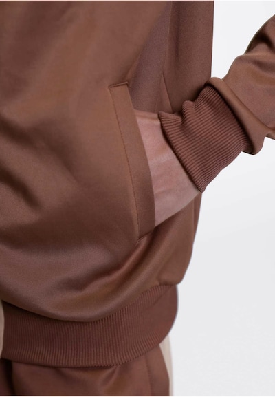 DEF Sweatvest in de kleur Beige / Bruin / Wit, Productweergave