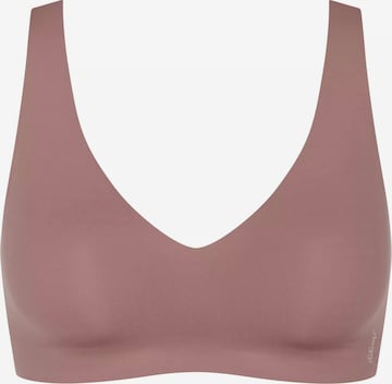 Invisible Soutien-gorge 'Zero Feel' SLOGGI en marron : devant