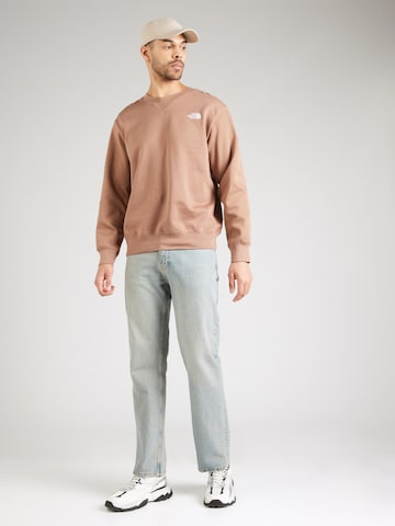 THE NORTH FACE Μπλούζα φούτερ 'ESSENTIAL' σε καφέ