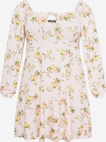 Missguided Plus Dress in Pink: front