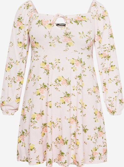 Missguided Plus Haljina u žuta / zelena / losos / roza, Pregled proizvoda
