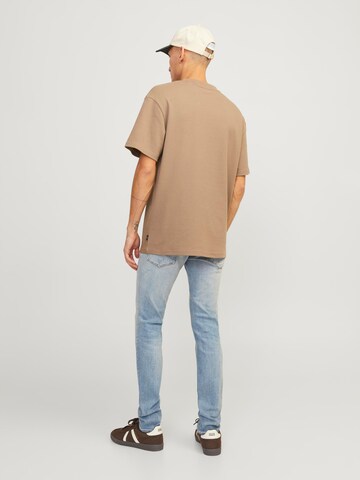 JACK & JONES Slimfit Džíny 'Liam Cole' – modrá