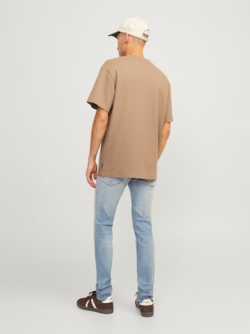 JACK & JONES Slimfit Farkut 'Liam Cole' värissä sininen