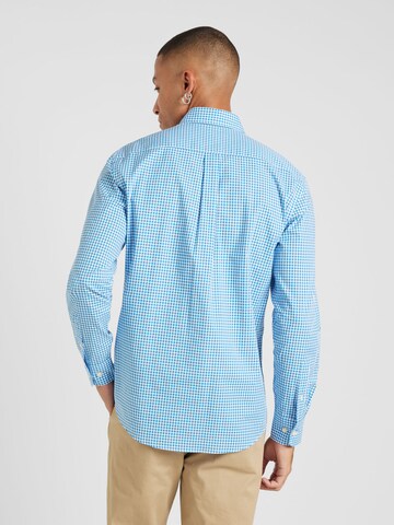 FYNCH-HATTON Regular fit Button Up Shirt 'Classic Vichy, B.D., 1/1' in Blue