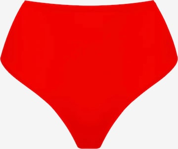 cfab (formerly creamy fabrics) Slip 'Hight-Waist Tanga' in Rood: voorkant