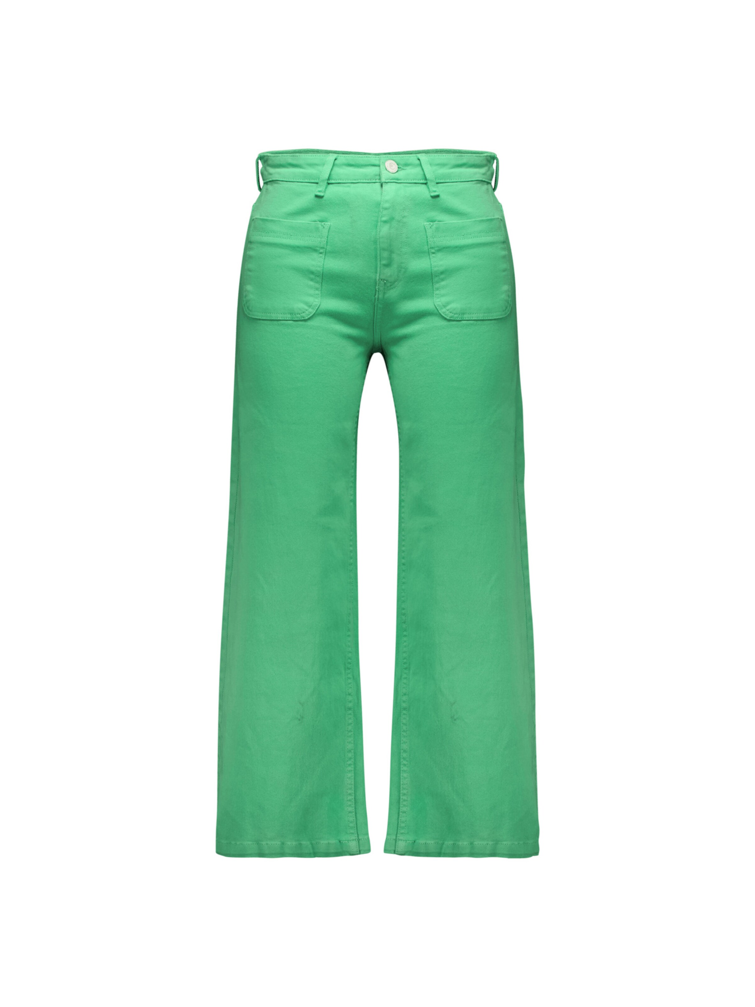 Deeluxe Jeans 'Liloo' in Groen: voorkant
