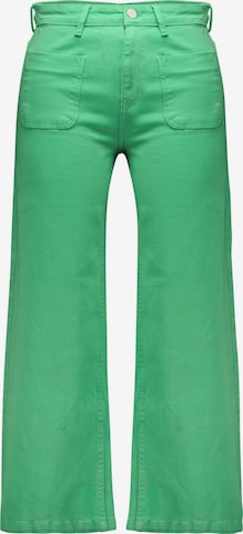 Deeluxe Wide Leg Jeans 'Liloo' in Grün: Vorderseite