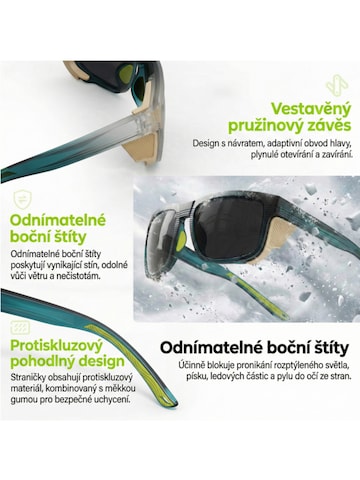 VEYREY - Gafas de sol deportivas 'Sport Polarisierte Sonnenbrillen Unow' en negro