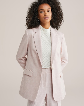 WE Fashion Блейзер в Ярко-розовый: спереди