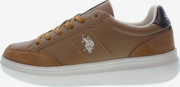 Sneaker bassa 'Cody003' di U.S. POLO ASSN. in marrone: frontale