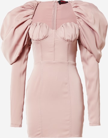 Misspap Cocktailklänning i rosa: framsida