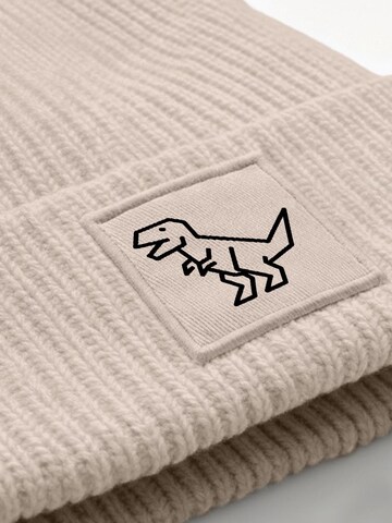 Neverless Mütze 'Polygon T-Rex'‌‌‌‌ in Beige