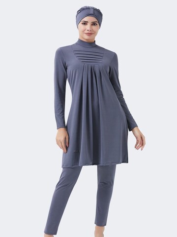 C&City Hijab Badeanzug in Grau