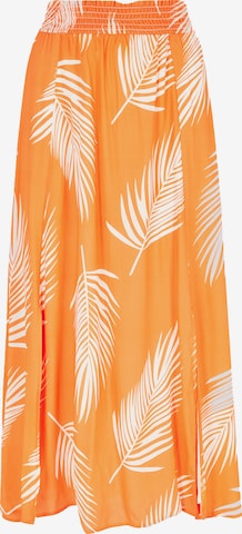 Apricot Skirt in Orange: front