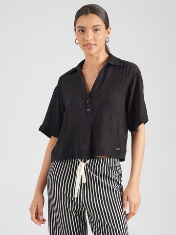 QS Blouse in Black: front