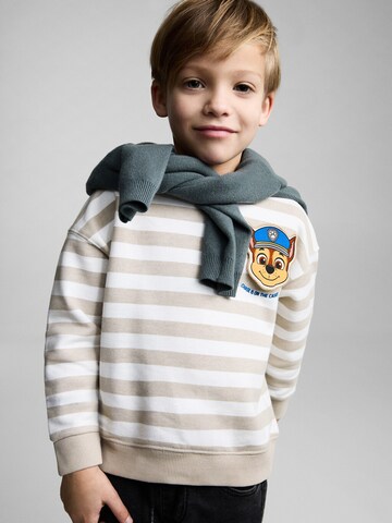 MANGO KIDS Sweatshirt i beige: forside