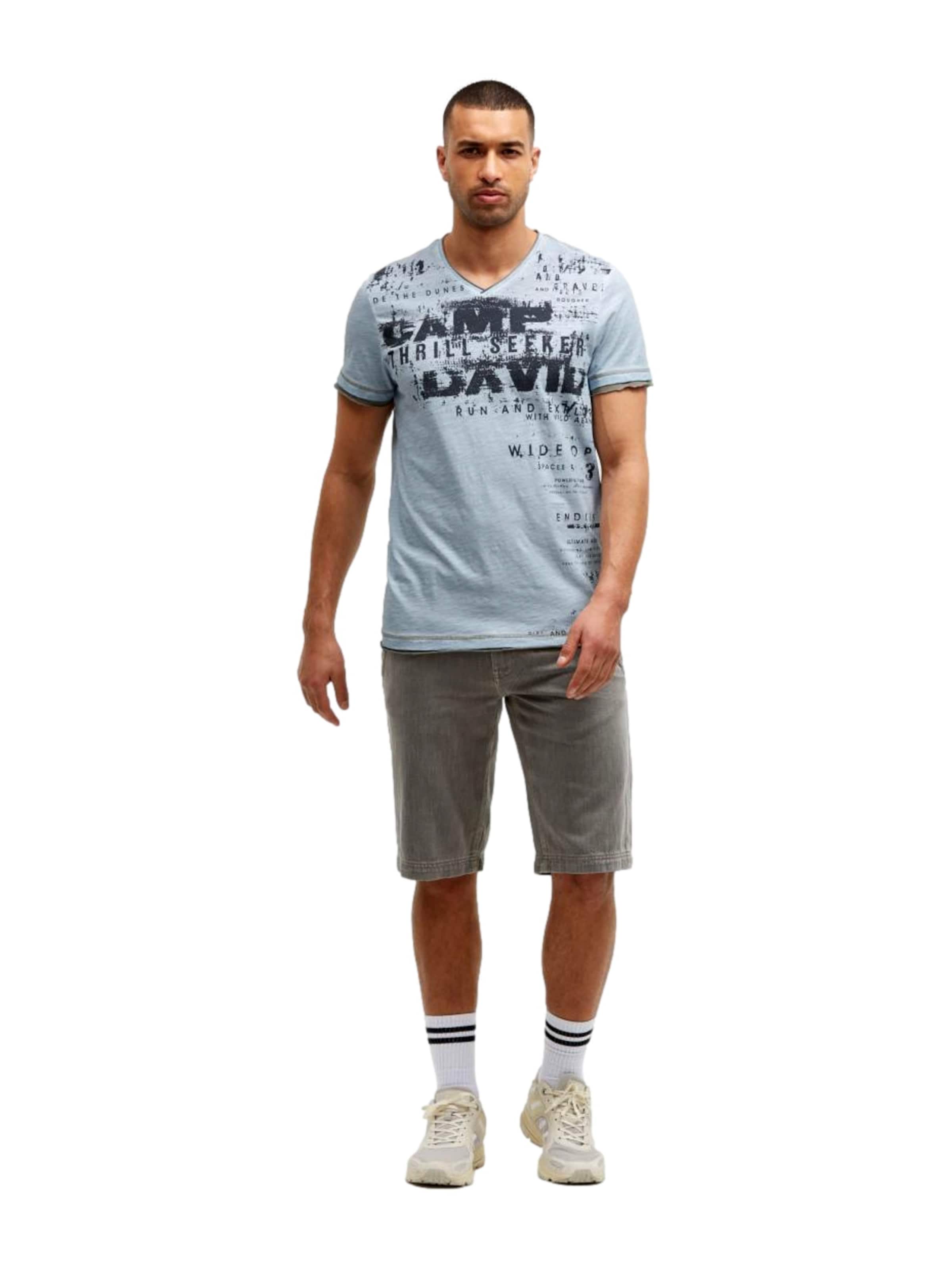 CAMP DAVID Shirt 'Dune Crusher' in Blue