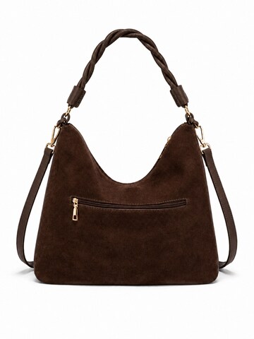 COLLEZIONE ALESSANDRO Shoulder Bag 'Patchwork' in Brown