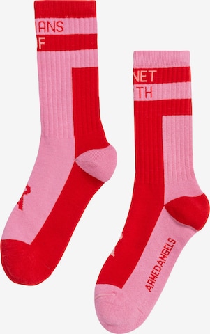 Chaussettes ARMEDANGELS en rose : devant