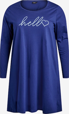 mėlyna Zizzi Pižama 'Mally': priekis