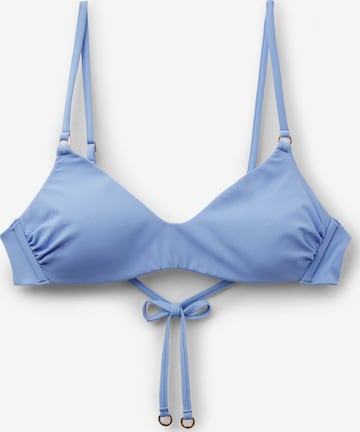CALZEDONIA Bikinitop 'Premium Fit' in Blau: Vorderseite