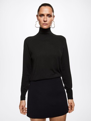 MANGO Sweater 'LUCASC' in Black: front