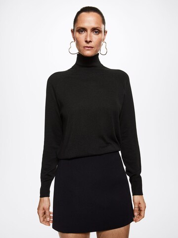 MANGO Pullover 'LUCASC' in Schwarz: predná strana