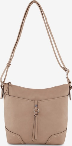 TOM TAILOR Crossbody Bag 'Imeri' in Beige: front