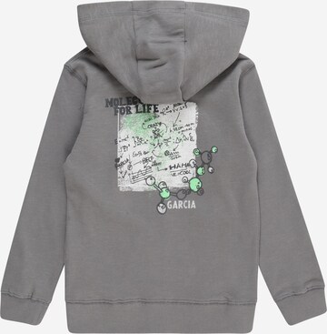 GARCIA Zip-Up Hoodie in Grey