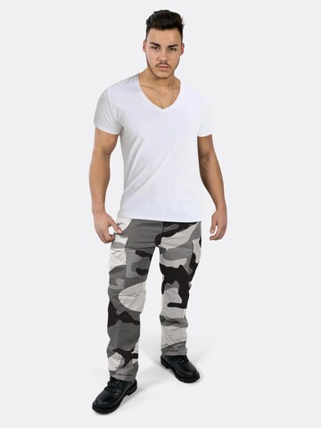 Regular Pantalon outdoor 'Trooper' normani en gris