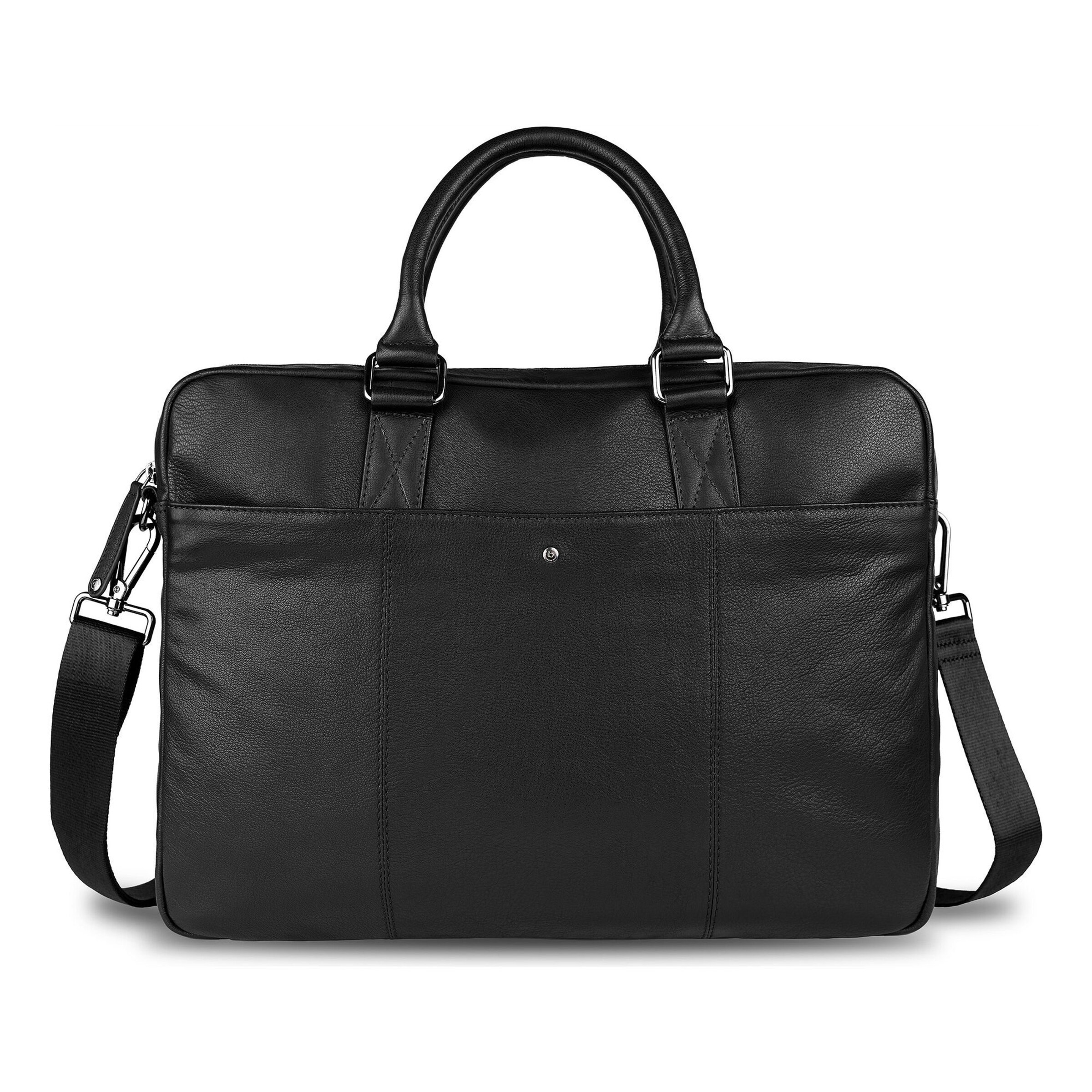 bugatti Aktentasche 'Black Magic' in Schwarz: Vorderseite