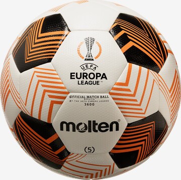 Balle 'UEFA Europa League 2023/24' molten en blanc : devant