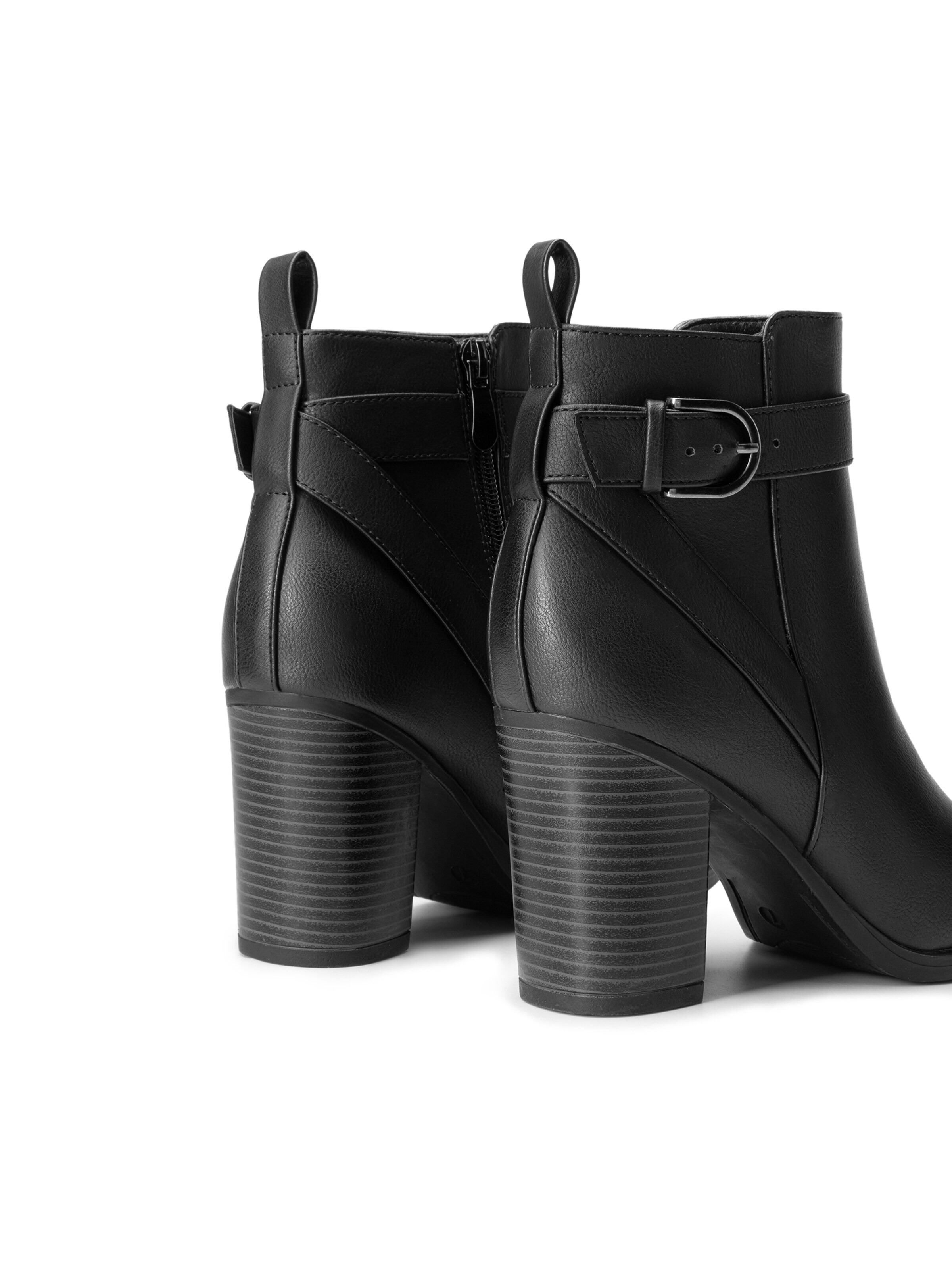 Dream Pairs Enkellaarsje in Zwart